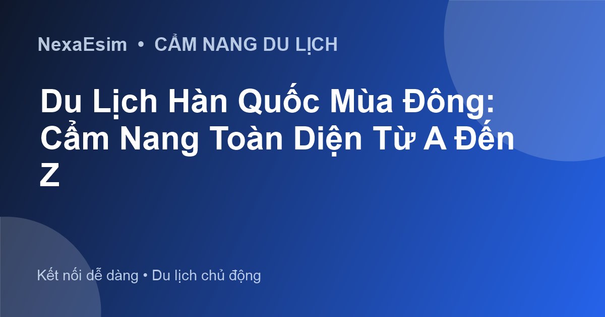 Du Lịch Hàn Quốc Mùa Đông: Cẩm Nang Toàn Diện Từ A Đến Z - Hướng dẫn sử dụng eSim